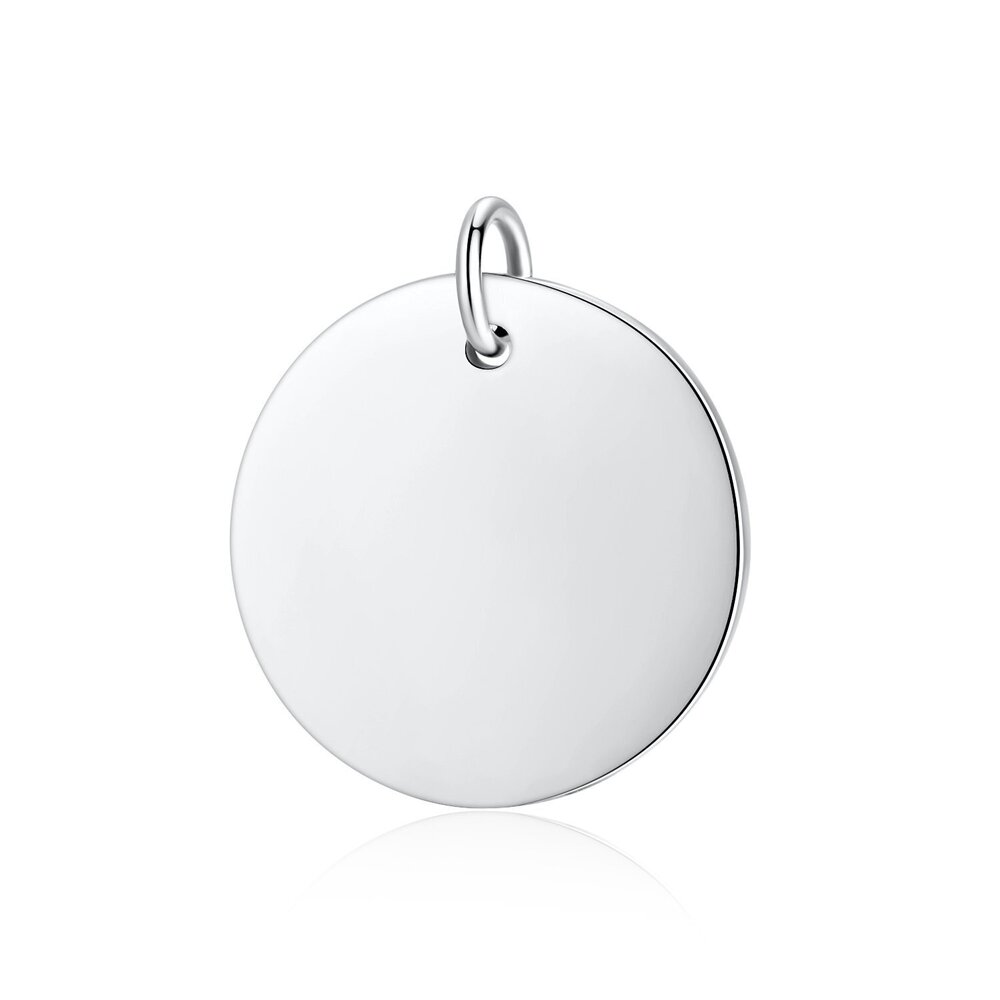 7422 925 Sterling Silver Round Engravable Pendant Coin Stamping Blanks Disc